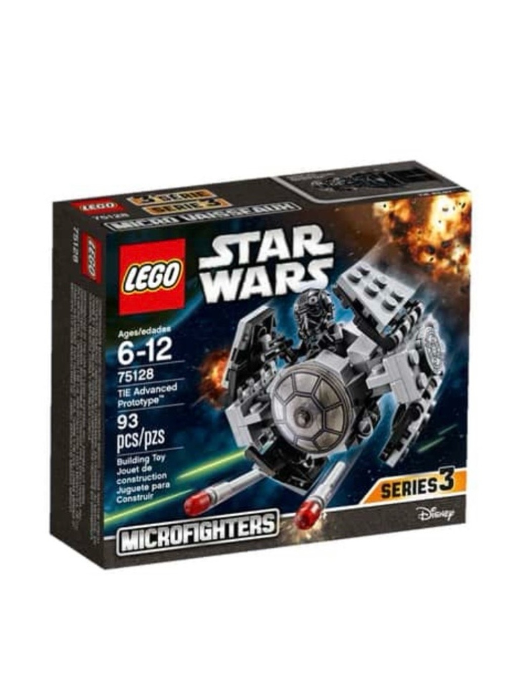 LEGO Star Wars 75128 TIE Advanced Prototype Microfighter
